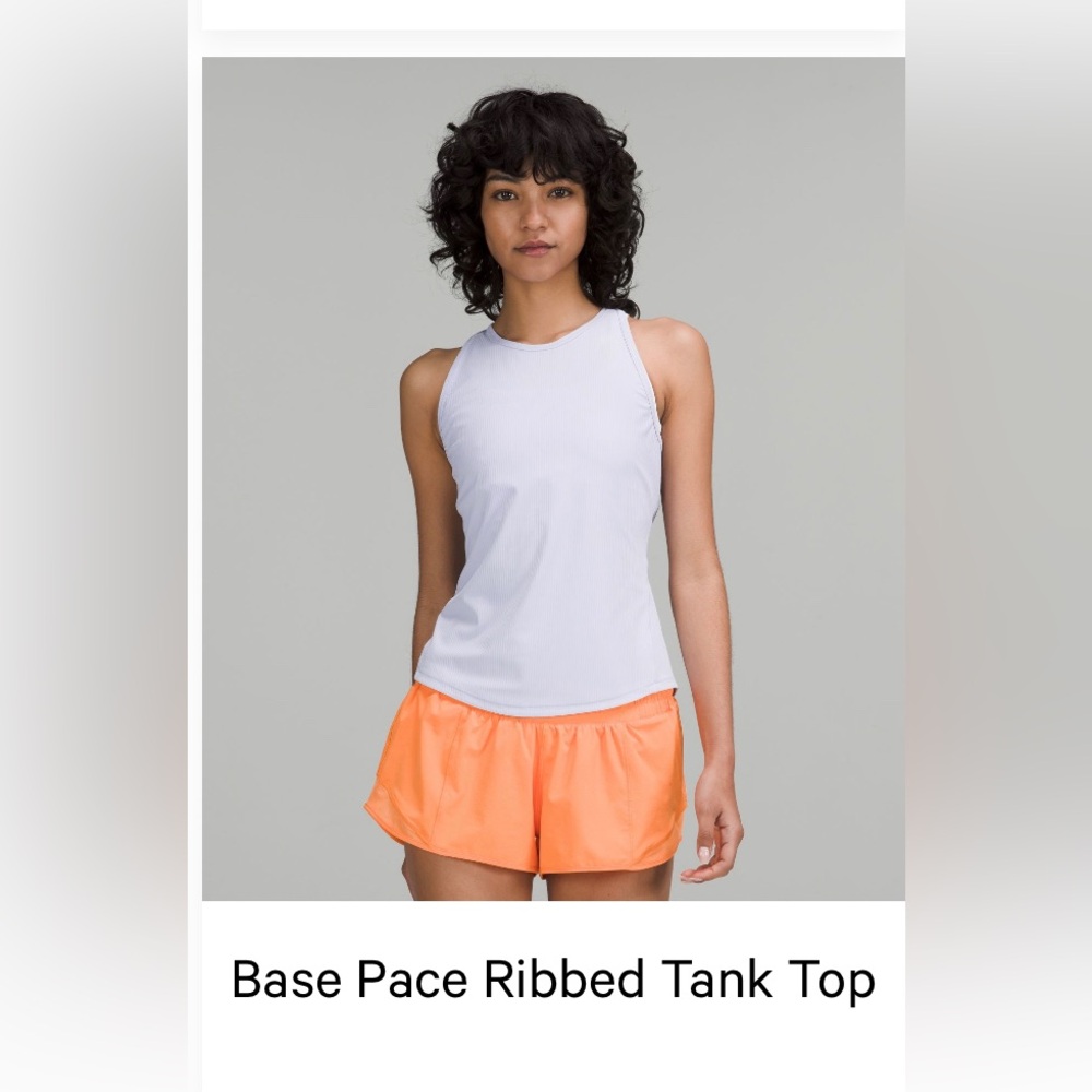 Lululemon Base Pace Ribbed Tank Top